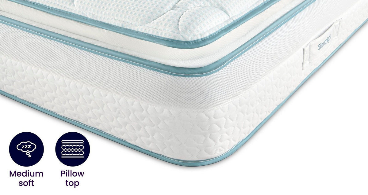 Silentnight 2000 Pocket Ultragel Cool To Touch Pillowtop Mattress – Double (4 ft 6) Mattress – image 1