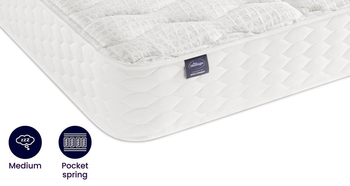 Silentnight Comfort Breathe 1200 Pocket Mattress – Double (4 ft 6) Mattress – image 1