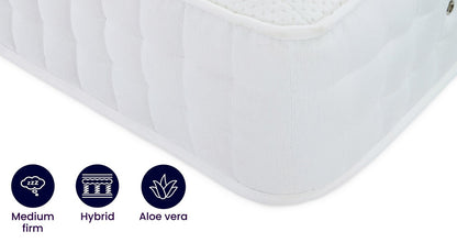 Wellbeing Aloe Vera Mattress – Double (4 ft 6) Mattress – image 1
