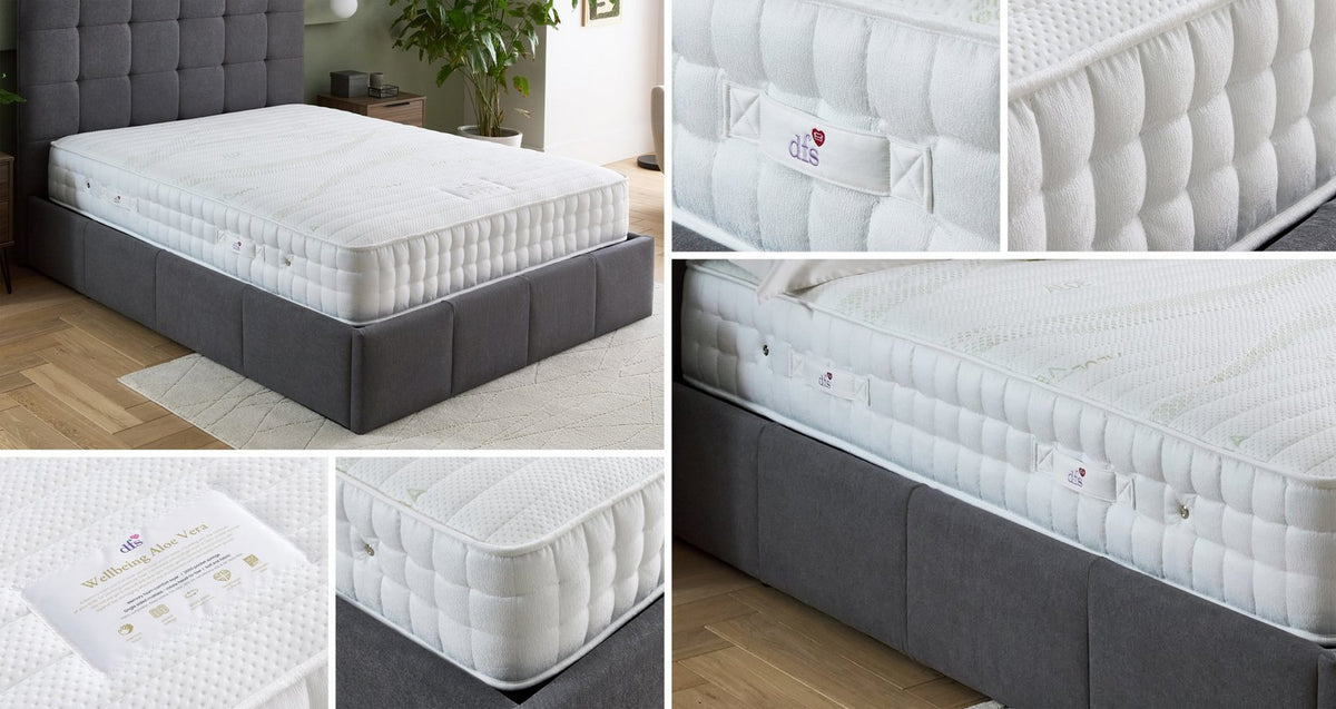 Wellbeing Aloe Vera Mattress – Double (4 ft 6) Mattress – image 3