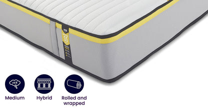 Benchmark S5 Hybrid Eco Friendly Mattress – 4ft 6 Double Mattress – image 1