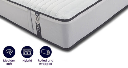 Benchmark S7 Tribrid Eco Friendly Mattress – 4ft 6 Double Mattress – image 1