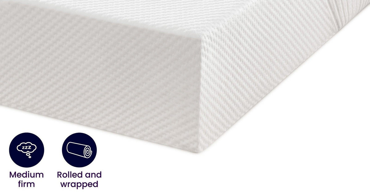 Silentnight Breathe Plus Gel Foam Rolled Mattress – Double (4 ft 6) Mattress – image 1