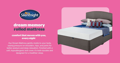 Silentnight Dream Memory Rolled Mattress – Double (4 ft 6) Mattress – image 3