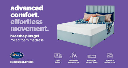 Silentnight Breathe Plus Gel Foam Rolled Mattress – Double (4 ft 6) Mattress – image 5