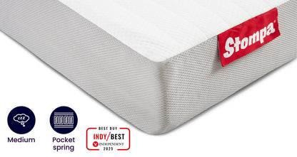 Stompa S Flex Airflow Pocket Mattress – 90 x 190 Mattress – image 1