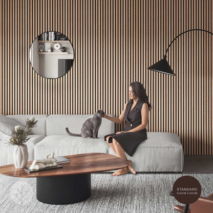 Acupanel® Contemporary Oak Acoustic Wood Wall Panels
