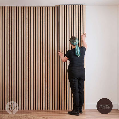 Acupanel® Contemporary Oak Acoustic Wood Wall Panels