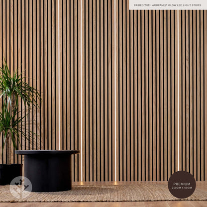 Acupanel® Contemporary Oak Acoustic Wood Wall Panels