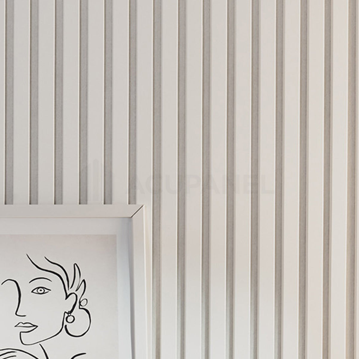 Acupanel® Contemporary White Wrapped Acoustic Wall Panels
