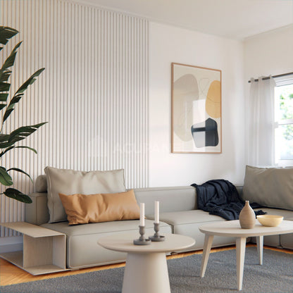Acupanel® Contemporary White Wrapped Acoustic Wall Panels