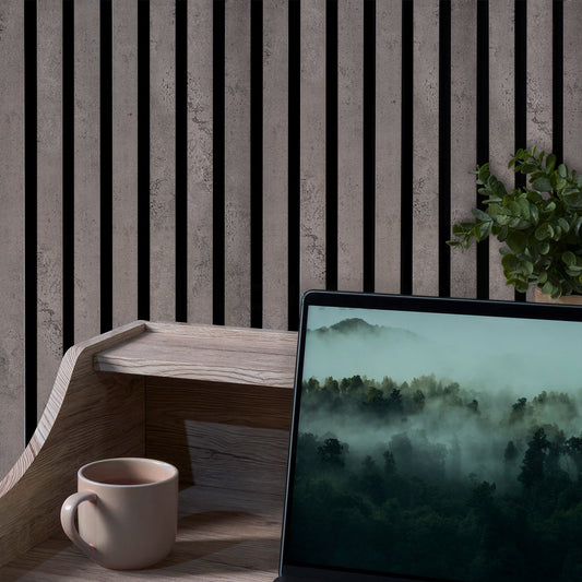 Acupanel® Colour Concrete Grey Acoustic Wall Panels