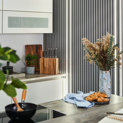 Acupanel® Contemporary Arctic Grey Wrapped Acoustic Wall Panels