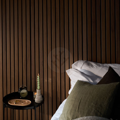 Acupanel® Luxe Natural Walnut Acoustic Wood Wall Panels