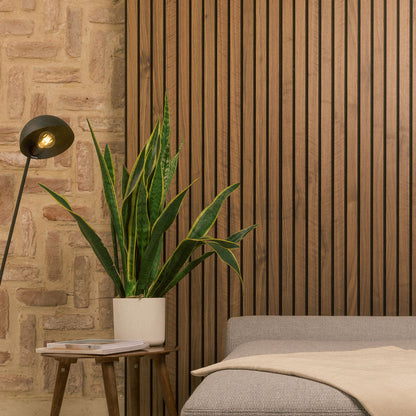Acupanel® Luxe Natural Walnut Acoustic Wood Wall Panels