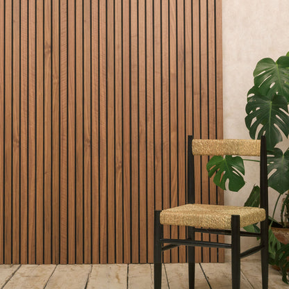 Acupanel® Luxe Natural Walnut Acoustic Wood Wall Panels