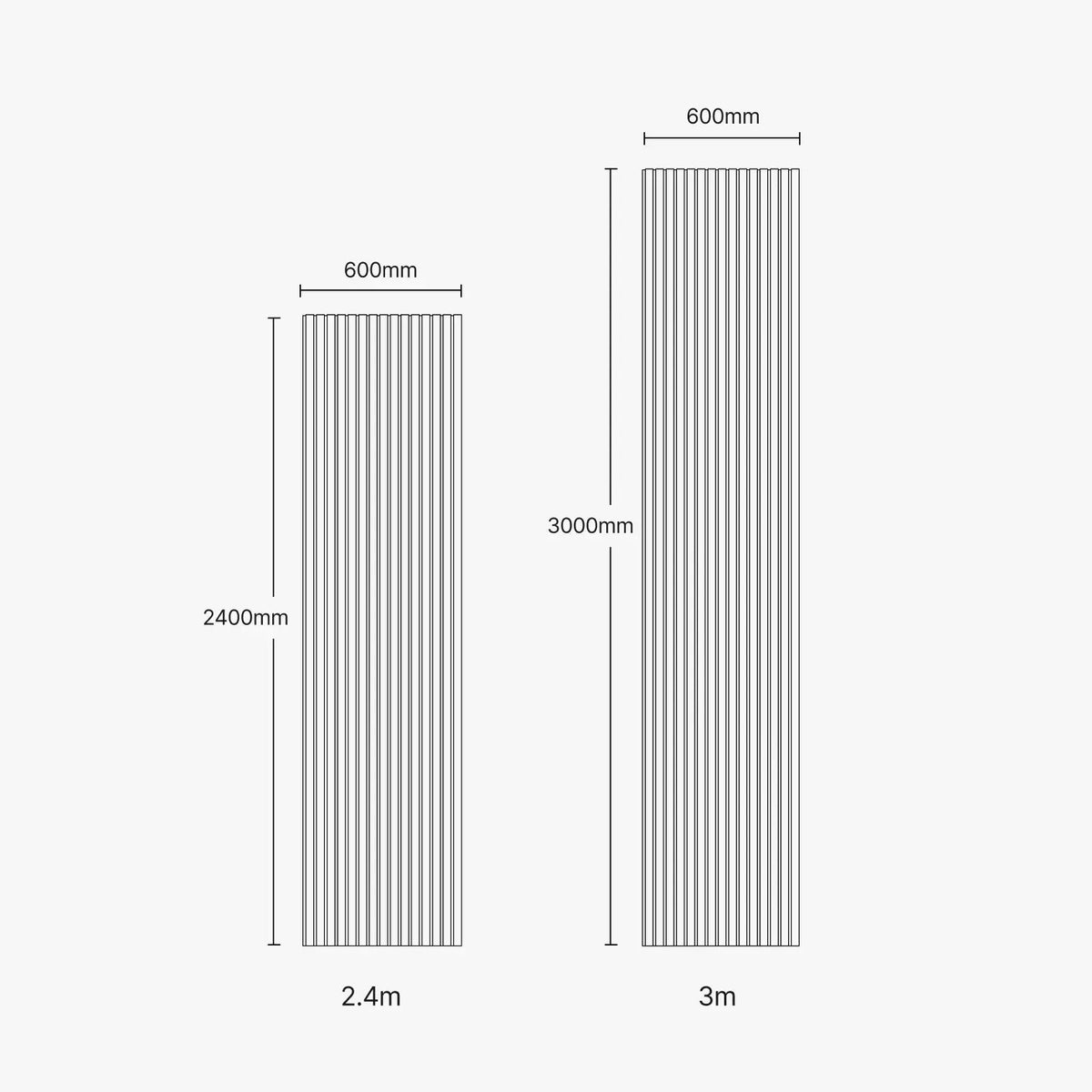 Acupanel® Drew & Jonathan Home™ White Wood Slat Acoustic Wall Panel