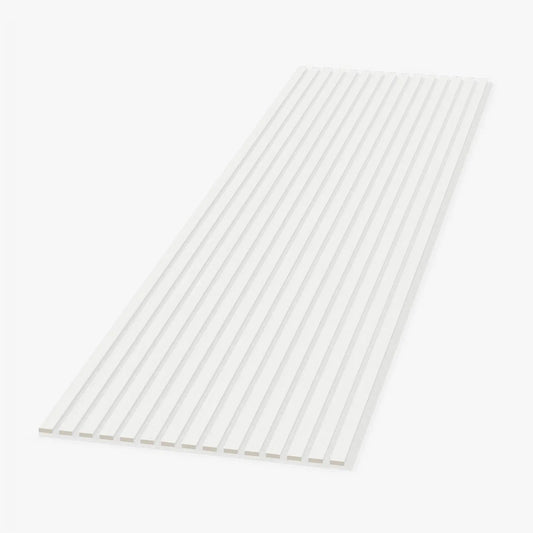 Acupanel® Drew & Jonathan Home™ White Wood Slat Acoustic Wall Panel
