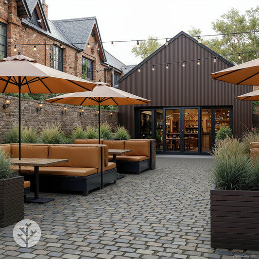 Plaank® Exterior Slat Wall Panels | Walnut