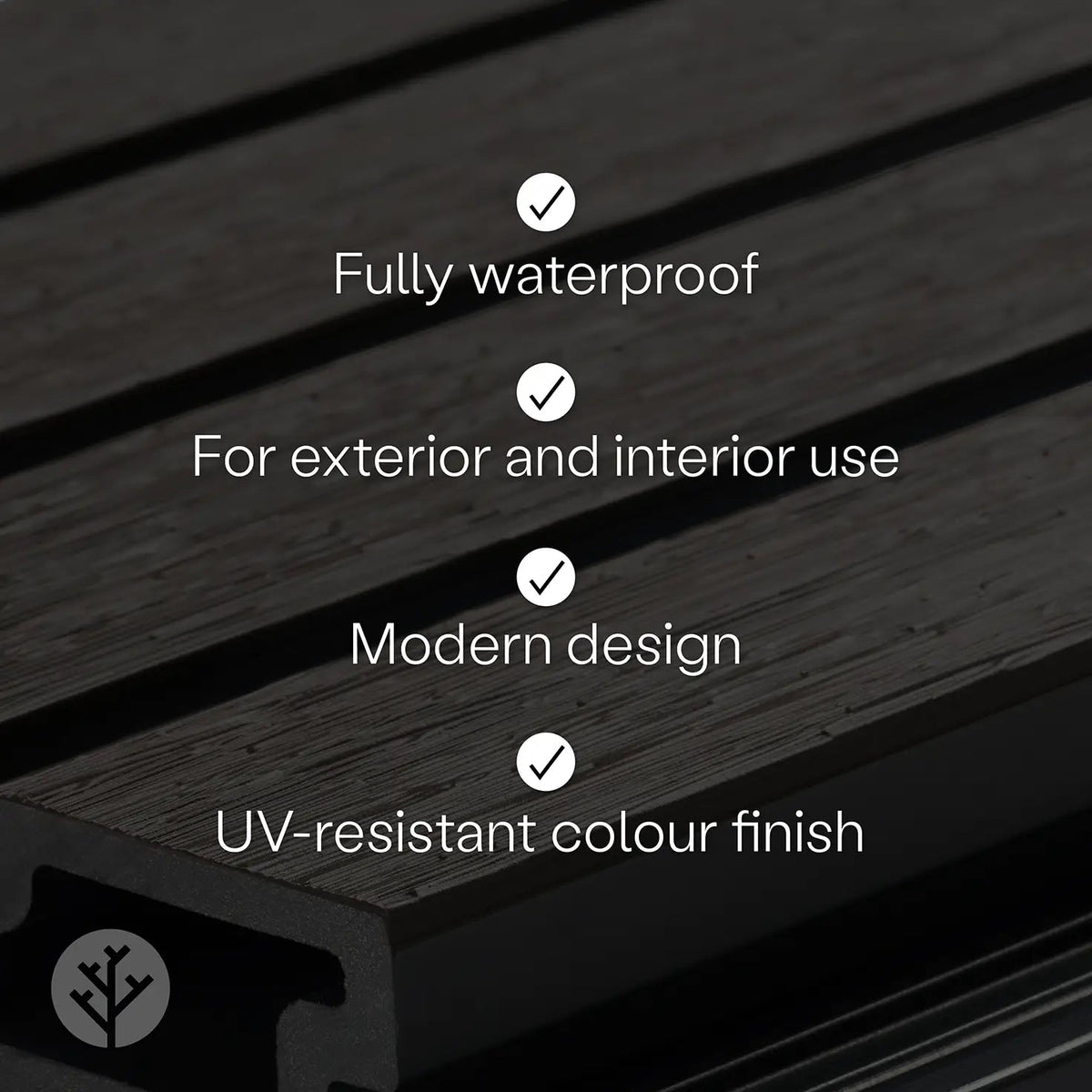 Plaank® Exterior Slat Wall Panels | Walnut