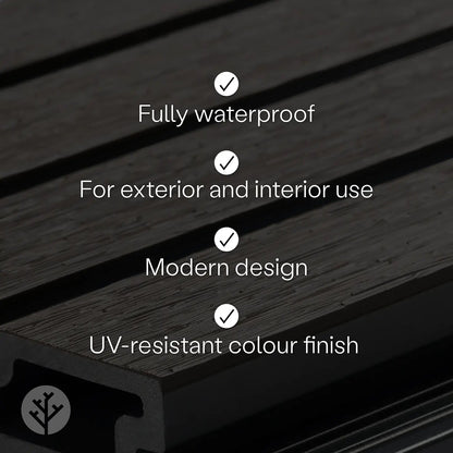 Plaank® Exterior Slat Wall Panels | Walnut