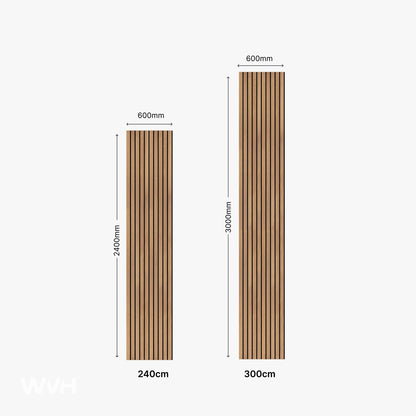 Acupanel® Luxe Plus Oak Fire-Rated Acoustic Wood Wall Panels