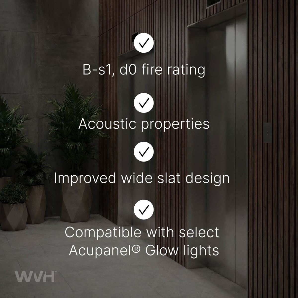 Acupanel® Luxe Plus Oak Fire-Rated Acoustic Wood Wall Panels