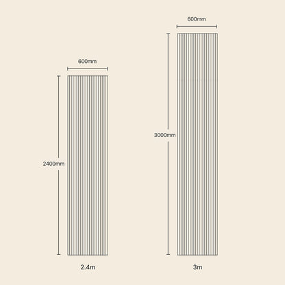 Flutto® Valley Walnut Flexible Tambour Wood Panels