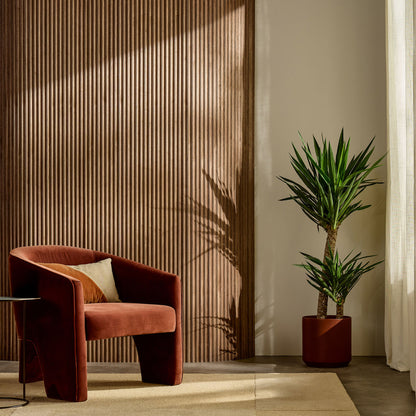 Flutto® Valley Walnut Flexible Tambour Wood Panels