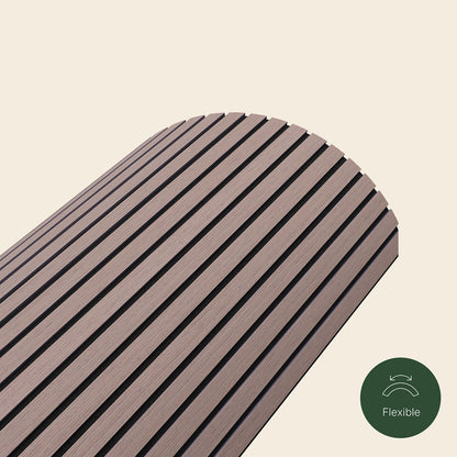 Acupanel® Ultraflex Engineered Walnut Flexible Lightweight Wood Wall Panels