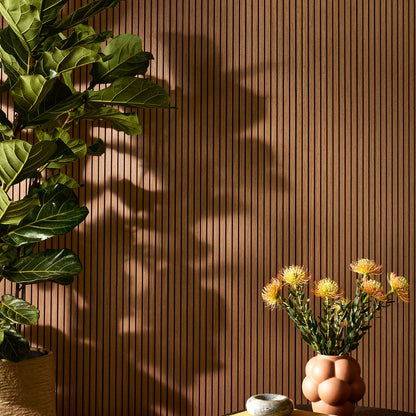 Acupanel® Ultraflex Engineered Walnut Flexible Lightweight Wood Wall Panels