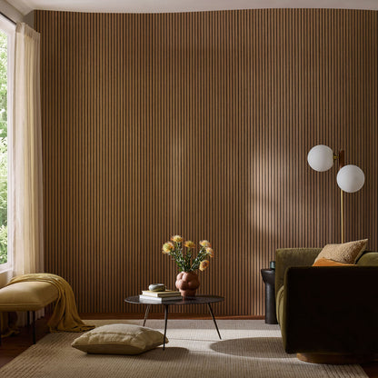 Acupanel® Ultraflex Engineered Walnut Flexible Lightweight Wood Wall Panels