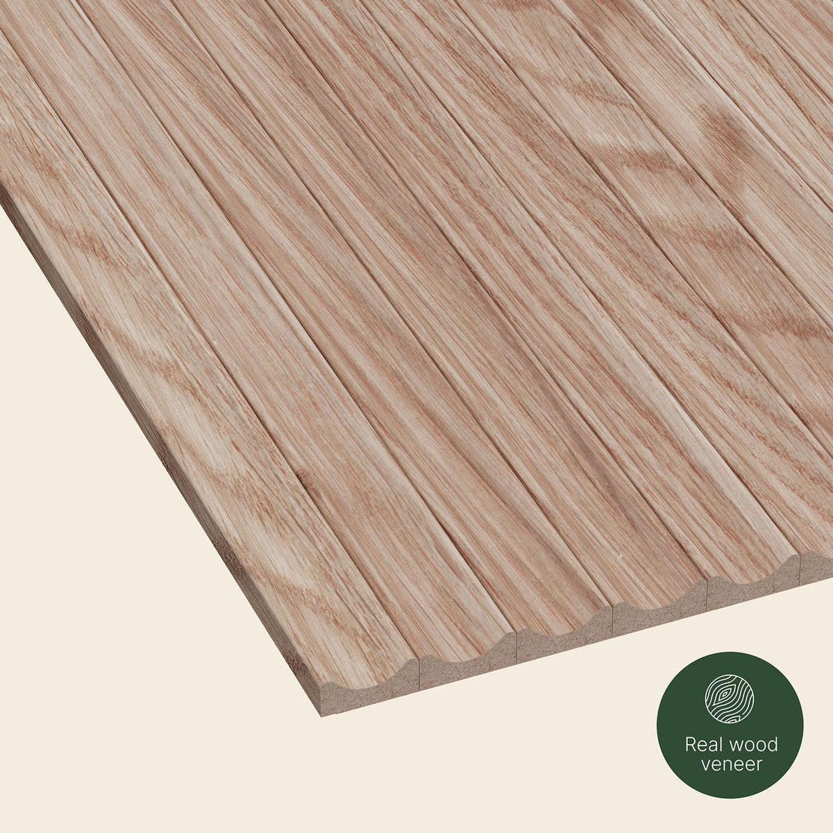 Flutto® Valley Oak Flexible Tambour Wood Panels