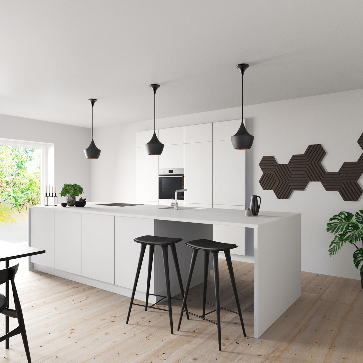 Acupanel® Elegance Hexagon Wall Panels