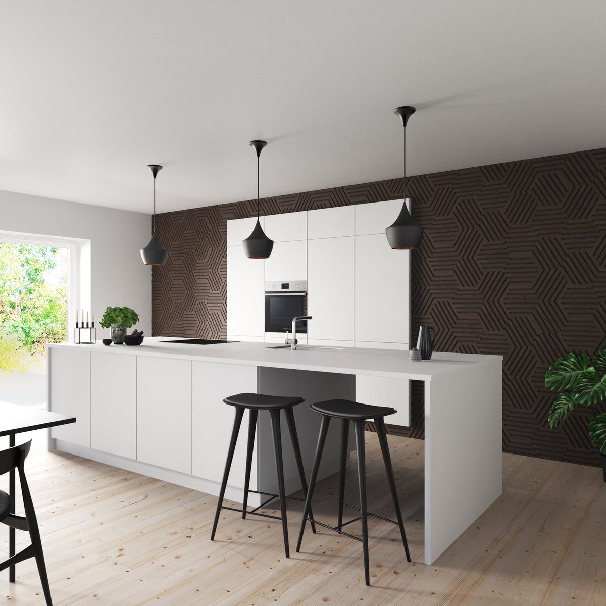 Acupanel® Elegance Hexagon Wall Panels