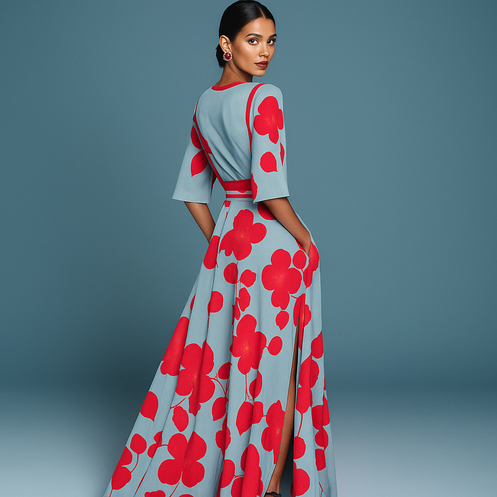 Tahlia | Elegante Viscose Jurk - Afbeelding 2