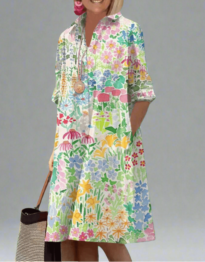 Paige™ | Stijlvolle Midi-jurk - Afbeelding 2