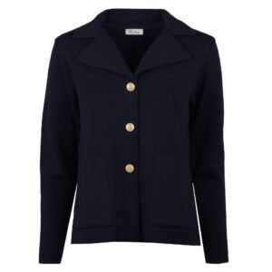 D. Merino Jacket, Navy