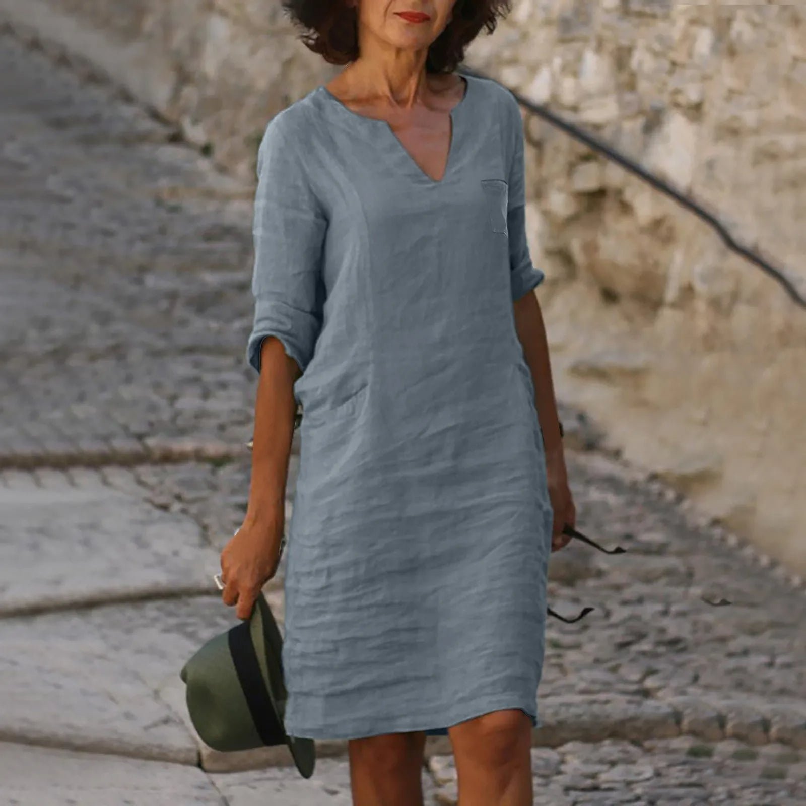 Stralende en sierlijke jurk - Rona - Afbeelding 3