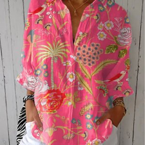 Floriana | Tropische Bloesemblouse