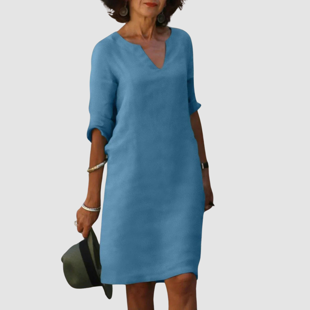 Marianne™ Elegante V-halsjurk - Afbeelding 9