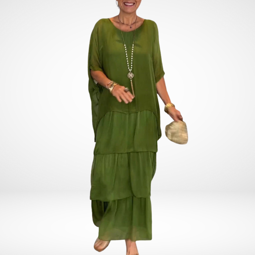 Hylda™ Artistieke losse maxi-jurk - Afbeelding 3