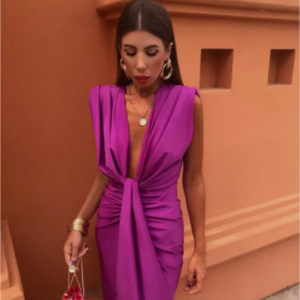 Lily | Elegante Plissé Jurk